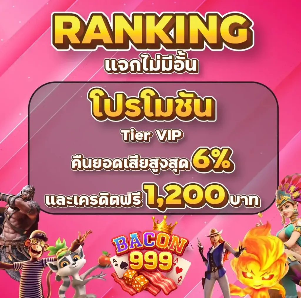 แจกไม่อั้นโปรระดับ VIP
